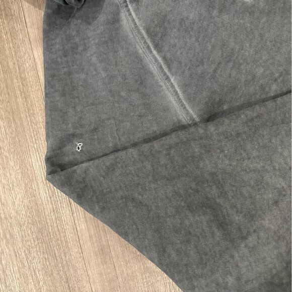 Harley-Davidson Y2K Baggy Relaxed Fit Gray Loose Fit Oversized Sweatshirt Hoodie - Picture 5 of 7